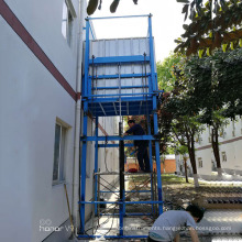 Gold factory supply outside portable guide rail building construction elevator lift equipment